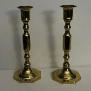 Heavy Weight Brass Candle Holders Home Decor Dining